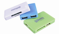 New Model USB Hub Combo with All in One Card Reader Style No. Cr-207