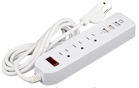 USB Outlet with 3 USB Ports
