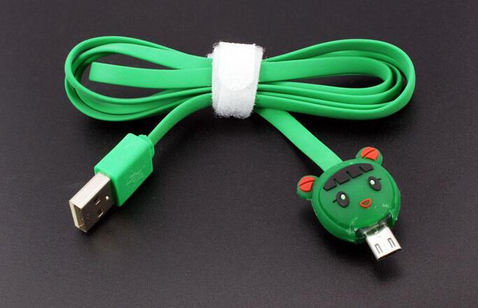 LED Cartoon Cable for Android Cellphone 1.0m