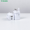 65W PD GaN Fast Charger 2C1A Foldable US Plug Travel Charger OEM