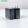 TFT Display 65W GaN Charger with Folding US/EU/KR/IN Standard