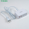 120W 6-Port Fast Charging Station USB-C/USB Multi-Plug Charger Desktop US/EU/AU/KR Fast Charger