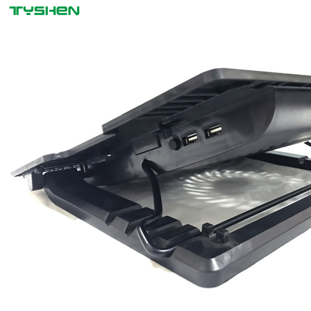 Laptop Cooling Pad with 120mm Fan and Anti-Slip Adjustable Stand