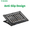 Adjustable Laptop Cooling Pad with Silent Fan Ergonomic Notebook Stand for Gaming