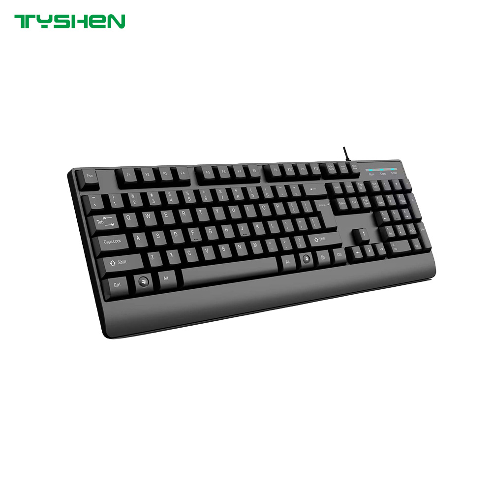 Standard Full Size USB Membrane Keyboard 104/105 Keys with Numeric Keypad for PC
