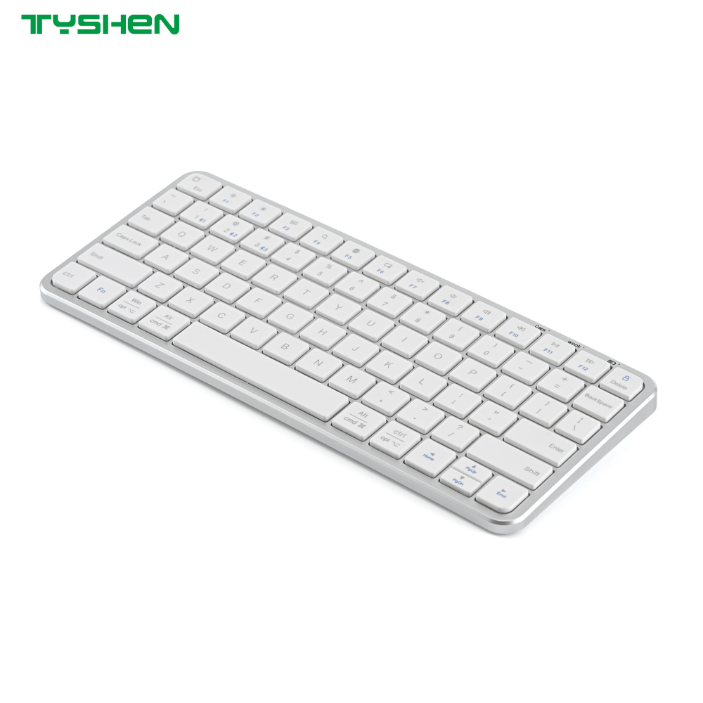78 Keys Bluetooth Wireless Scissor Keyboard Slim Rechargeable for Laptop Tablet