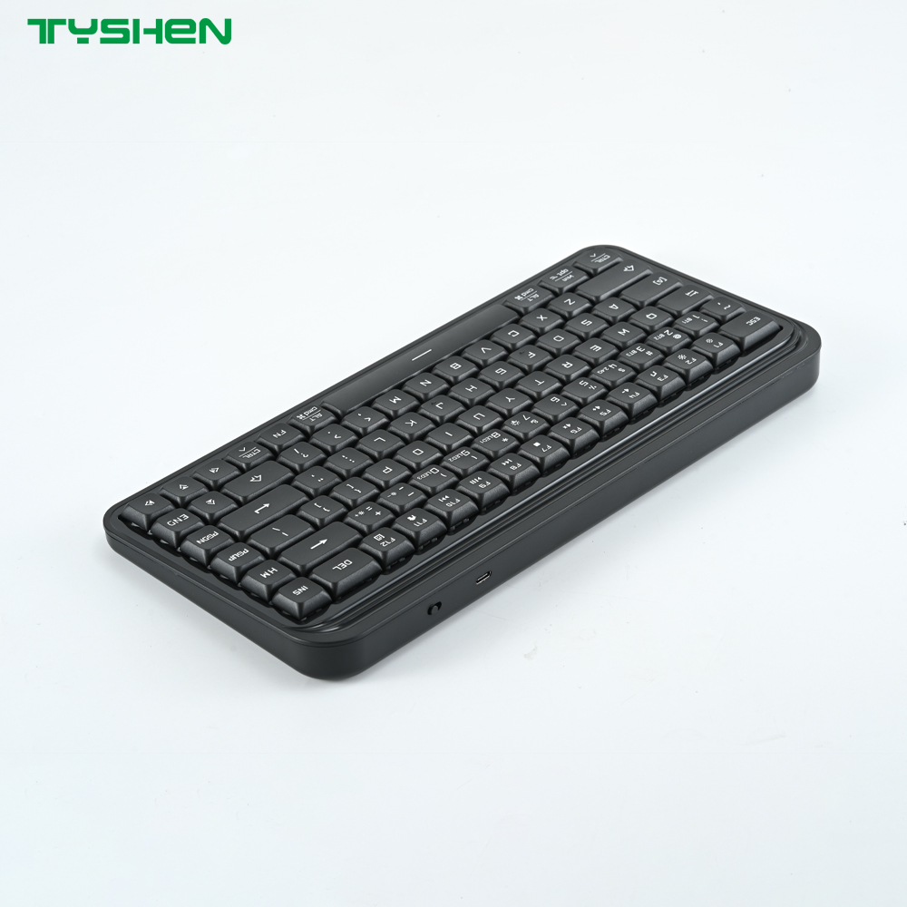 2.4G Wireless 83 Keys Scissor Office Keyboard with USB Receiver Battery