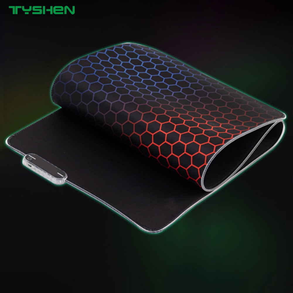 Waterproof RGB Gaming Mouse Pad with 19 Lighting Modes and Custom Logo