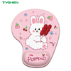 Ergonomic Silicone Gel Wrist Rest Mouse Pad with 20MM Raised Support