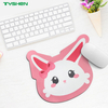 Cute Cartoon Irregular Shaped Mouse Pad with Stitched Edge and Anti-Slip Base
