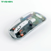Crystal Transparent 2.4G & Bluetooth Dual-Mode 6 Keys Adjustable DPI Computer Mouse