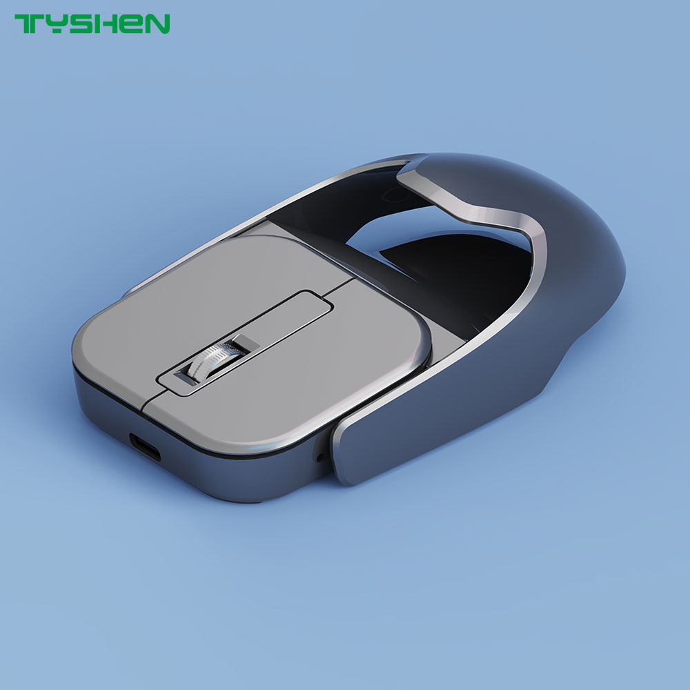 Magnetic 2.4G & Bluetooth Dual-Mode Wireless Computer Mouse 4 Keys Adjustable DPI