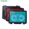 Dual 14cm Laptop Cooling Fan Metal Stand Adjustable 5V USB