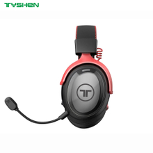 HiFi Bass RGB Wireless Gaming Headset 2.4G Bluetooth Wired Detachable Microphone OEM