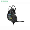 OEM 40mm Wired Gaming Headset RGB Light Noise Cancelling Microphone