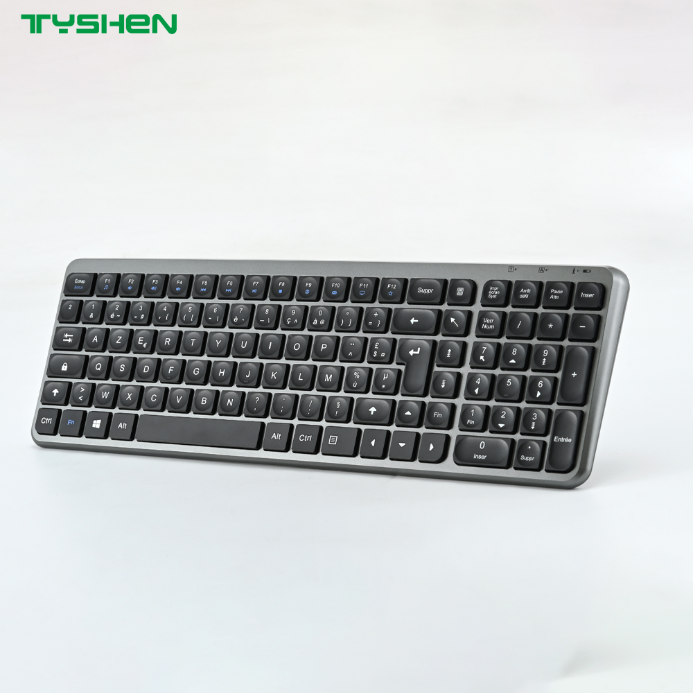 ISO Layout European Full Size Office Numeric Typing Wireless Keyboard