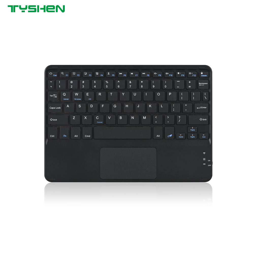 Multi-System Touchpad Keyboard for Tablet and Laptop Office Use