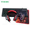 Gaming Combo 4 in1,Mous,Keyboard,Mouse Pad,Headset