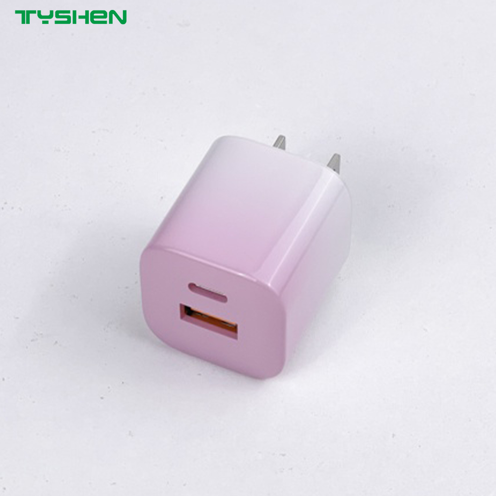 FCC Certified 30W Mini GaN Charger Gradient Color Factory Wholesale