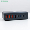 260W 8-Port Fast Charging Station phone/laptop Desktop Charger US/EU/AU/KR Fast Charger