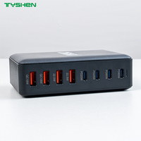 260W 8-Port Fast Charging Station phone/laptop Desktop Charger US/EU/AU/KR Fast Charger