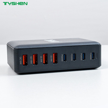 260W 8-Port Fast Charging Station phone/laptop Desktop Charger US/EU/AU/KR Fast Charger