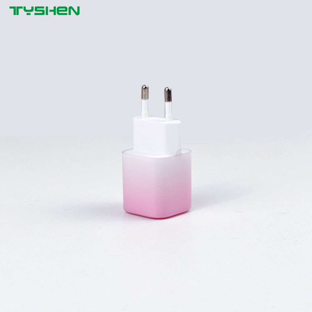 35W Gradient Pink EU/CN/US/UK/KR Plug Mini Charger