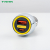 55W Transparent USB-C Fast Car Charger PPS QC Dual Port Adapter