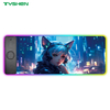 15W Wireless Charging RGB Gaming Mouse Pad with Touch Control