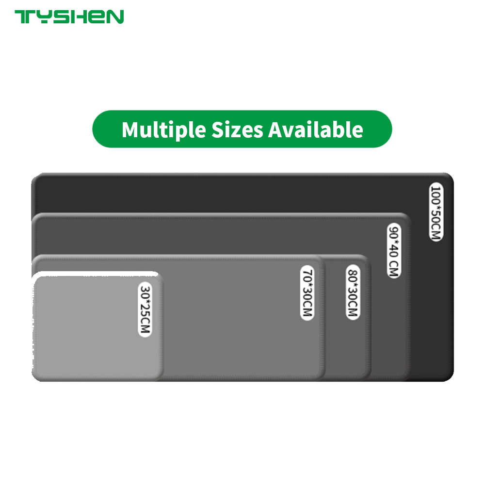 Gradient Mouse Pad with Stitched Edge and Anti-Slip Rubber Base Custom Size