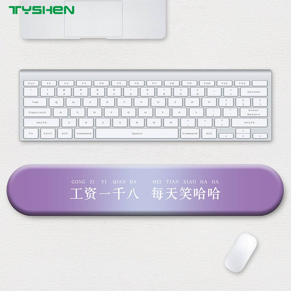Wholesale Custom Silicone Gel Wrist Rest with Heat Transfer Printing for Office