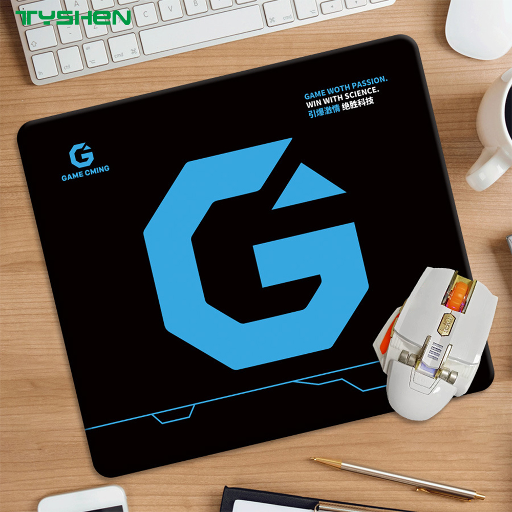 Stitched Edge Gaming Mouse Pad 490×420×3MM with Anti-Slip Rubber Base