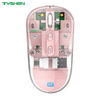 Transparent 2.4G & Bluetooth Dual-Mode 6 Keys Adjustable DPI Type-C Mouse