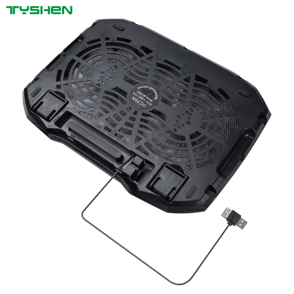 Metal Mesh Dual 14cm 1100RPM Adjustable USB Laptop Cooling Fan