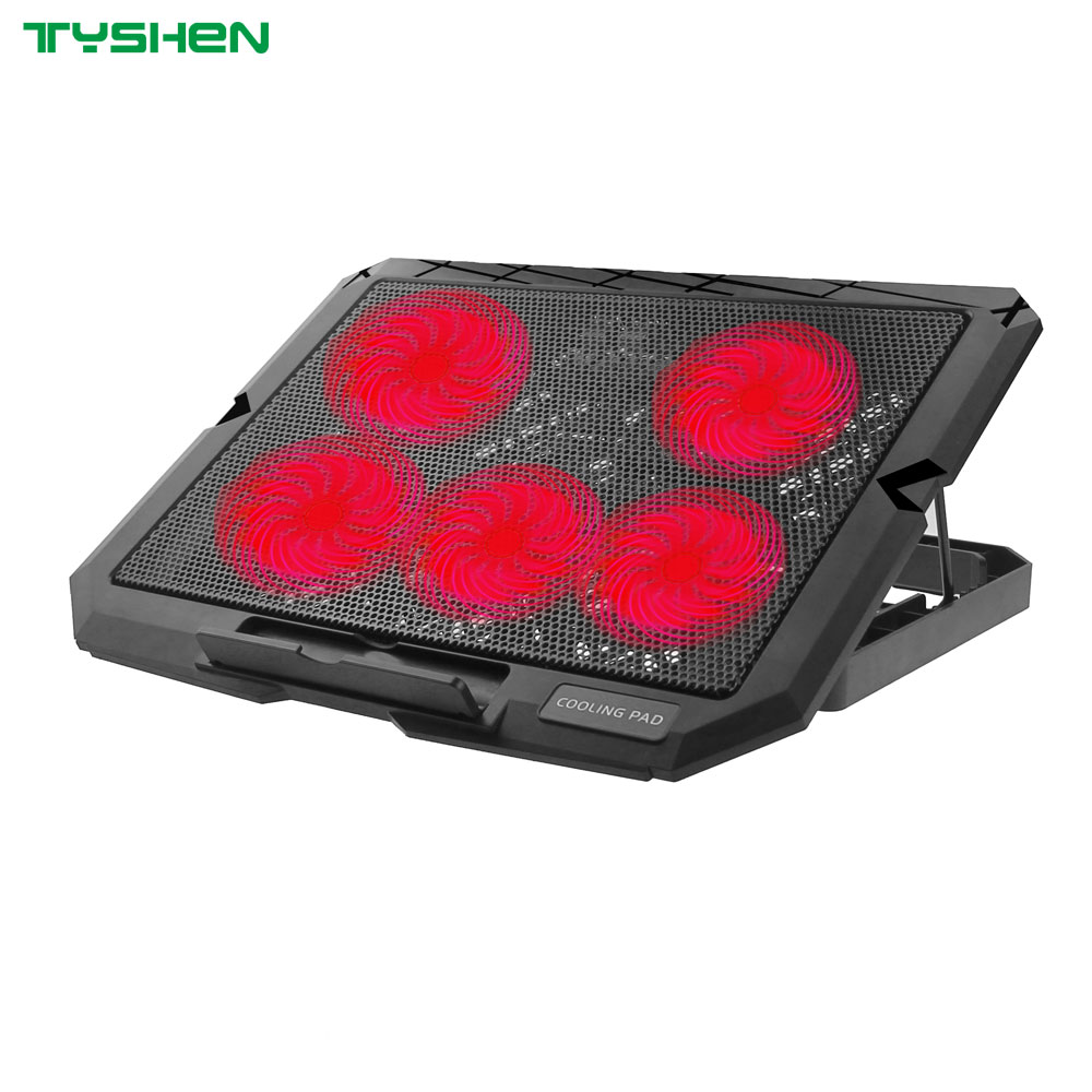 Adjustable 5 Fan Speed USB Laptop Cooling Stand