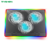 Adjustable 3-Fan Laptop Cooling Pad with Phone Holder