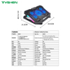 RGB Speed Control 5 Fan USB Laptop Cooling Stand