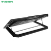 RGB Single-Fan Adjustable Gaming Laptop Cooling Fan with Phone Holder & Dual USB