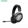 HiFi Bass RGB Wireless Gaming Headset 2.4G Bluetooth Wired Detachable Microphone OEM