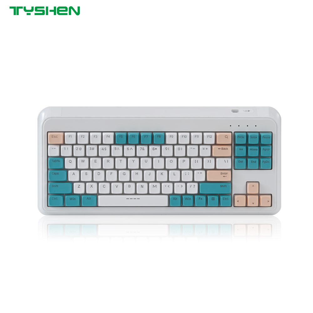 Wireless Keyboard with Bluetooth 2.4G Dual Mode and Backlit Aesthetic
