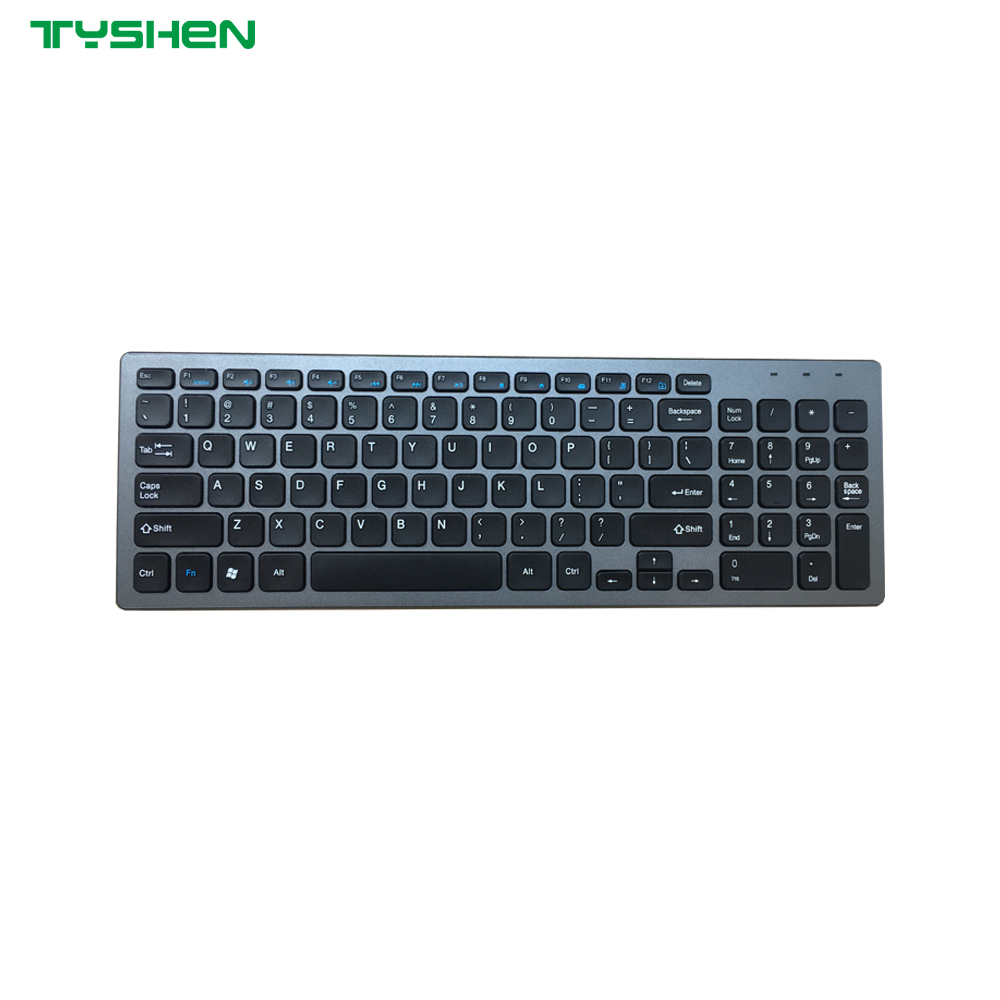 OEM Dual Mode 2.4G Bluetooth Office Desktop Laptop Tablet Typing Keyboard Factory