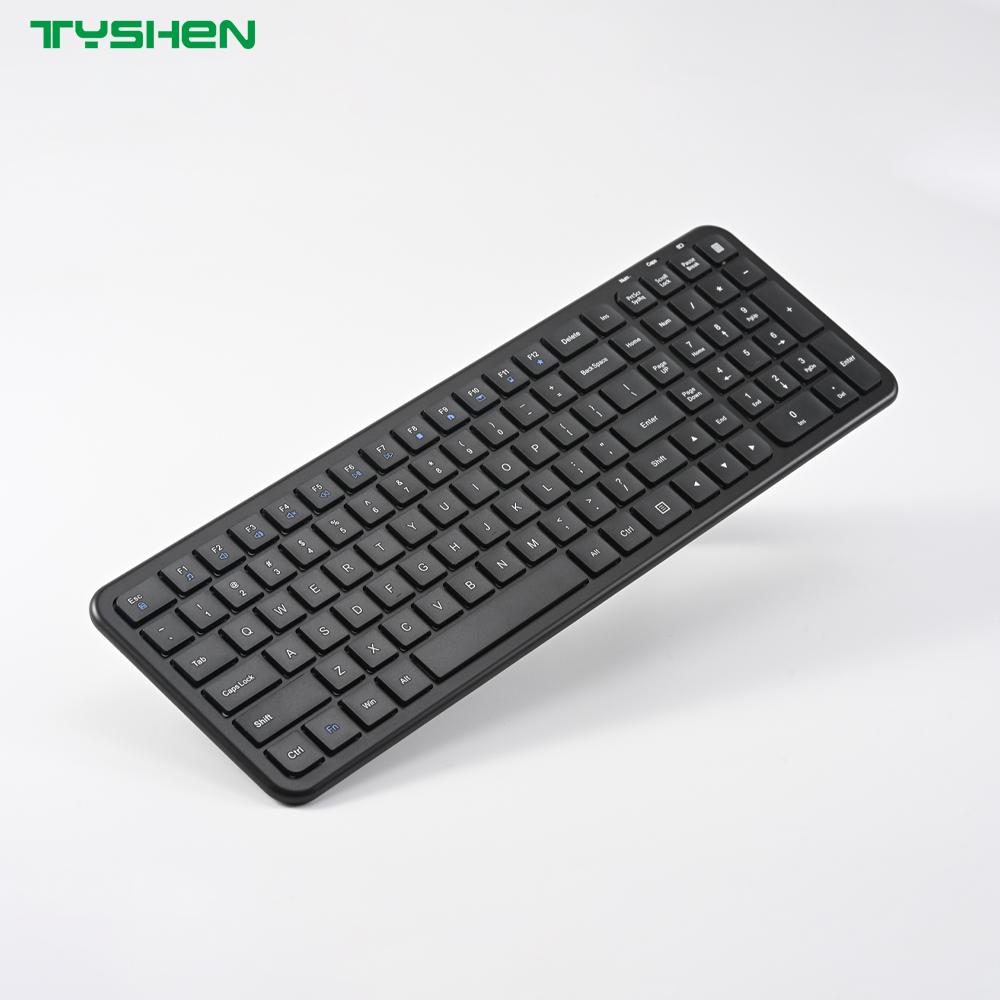 Full Size Wireless Office Desktop Typing Durable Slim Keyboard