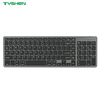 Wireless Full Size Keyboard Multi-Device Bluetooth 2.4G Office with Numeric Keypad