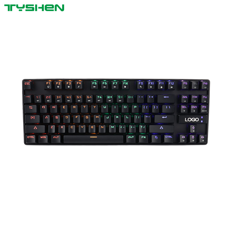 Mechanical Keyboard 87 88 Keys with Rainbow Color
