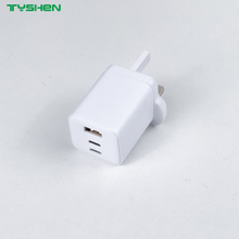 65W PD GaN Fast Charger 2C1A Foldable US Plug Travel Charger OEM