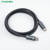 100W E-MARK PVC Braided USB-C to USB-C Fast Charging Cable
