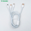 60W 3 in 1 Fast Charging Cable USB-C Lightning Micro USB Multi Charger Cable