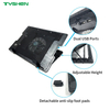 Laptop Cooling Pad with 120mm Fan and Anti-Slip Adjustable Stand