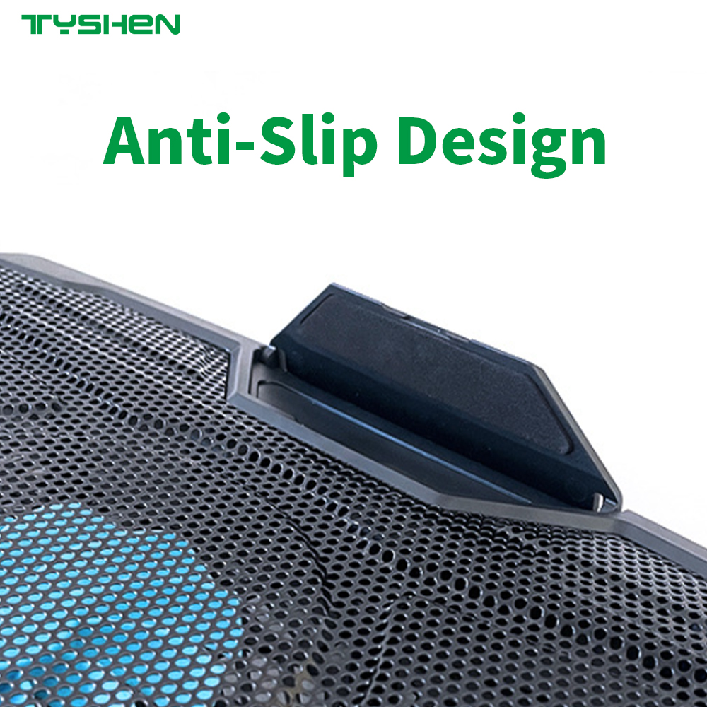 Gaming Laptop Cooling Pad with RGB Lights and 2 Fan System