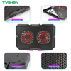 RGB Gaming Laptop Cooler with RGB Lights and Dual USB Ports